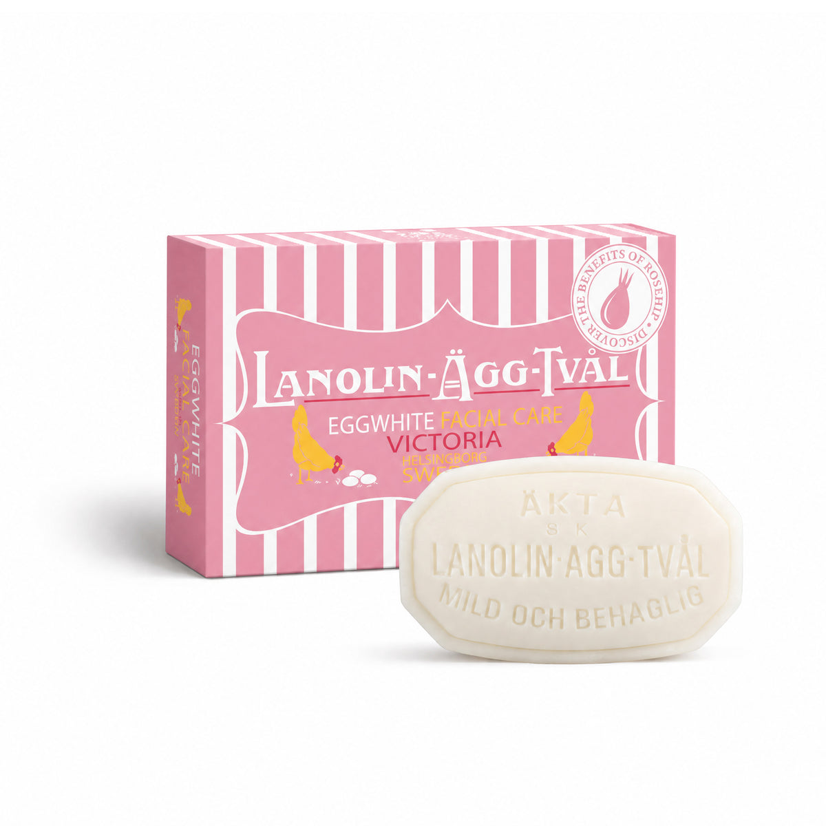 Egg White · Rose Facial Soap