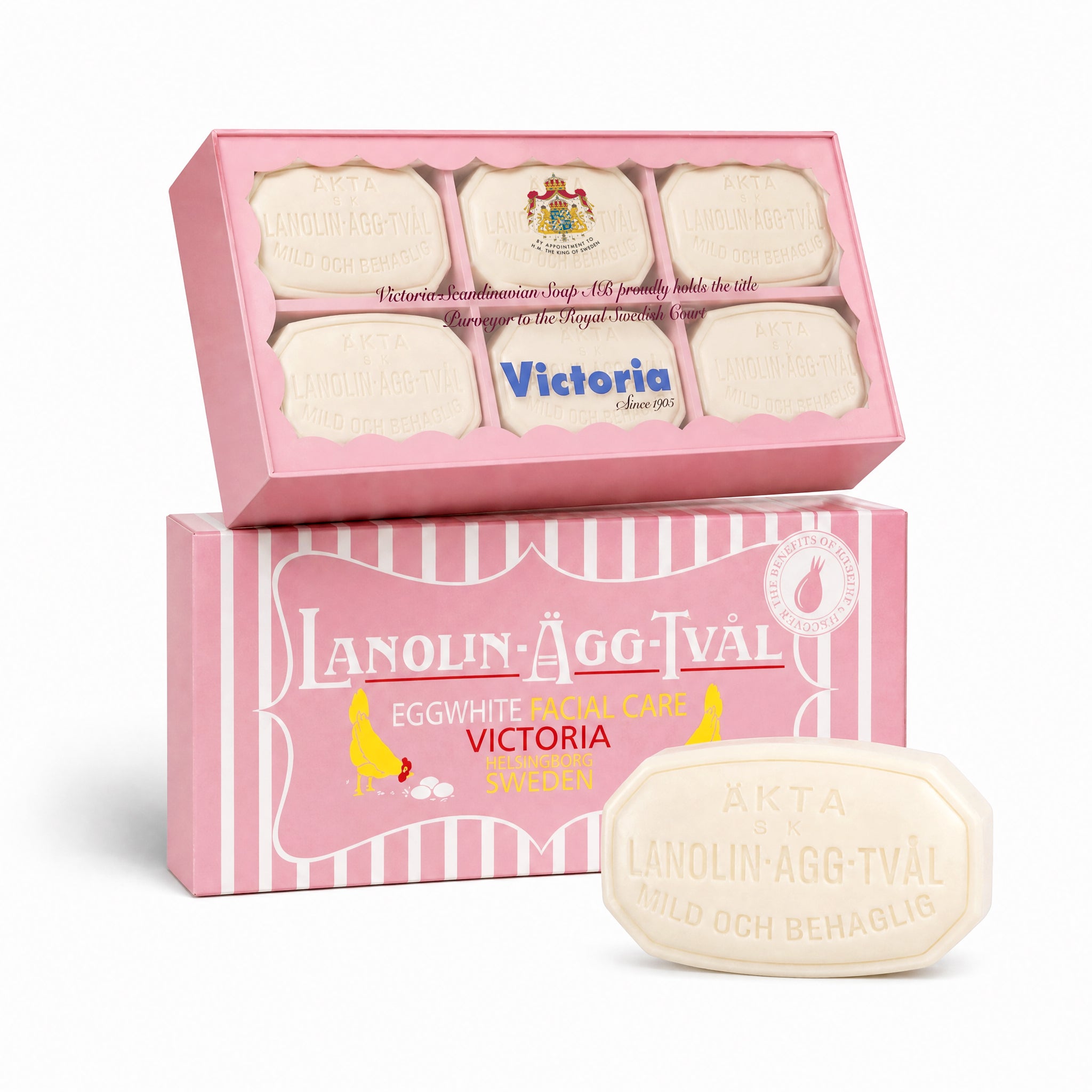 Egg White · Rose Facial Soap Gift Set